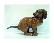 dachshund figurine effigy