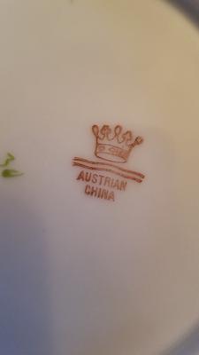 antique austrian china marks