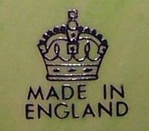 bone china made in england crown mark